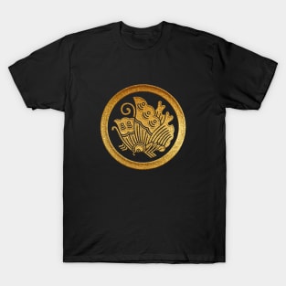 Gold Maruni Agehacho Kamon T-Shirt